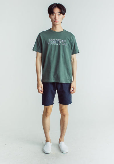 Laurel Basic Round Neck with Flat Print Big branding Comfort Fit Tee - Mossimo PH