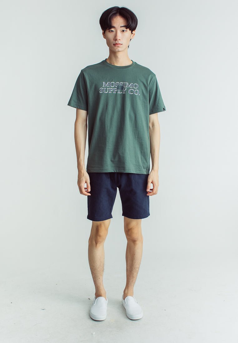Laurel Basic Round Neck with Flat Print Big branding Comfort Fit Tee - Mossimo PH