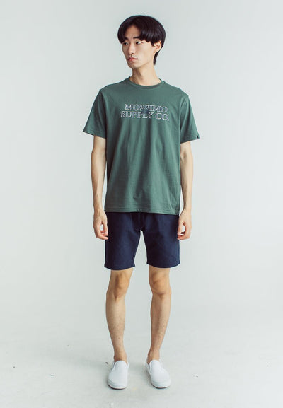 Laurel Basic Round Neck with Flat Print Big branding Comfort Fit Tee - Mossimo PH