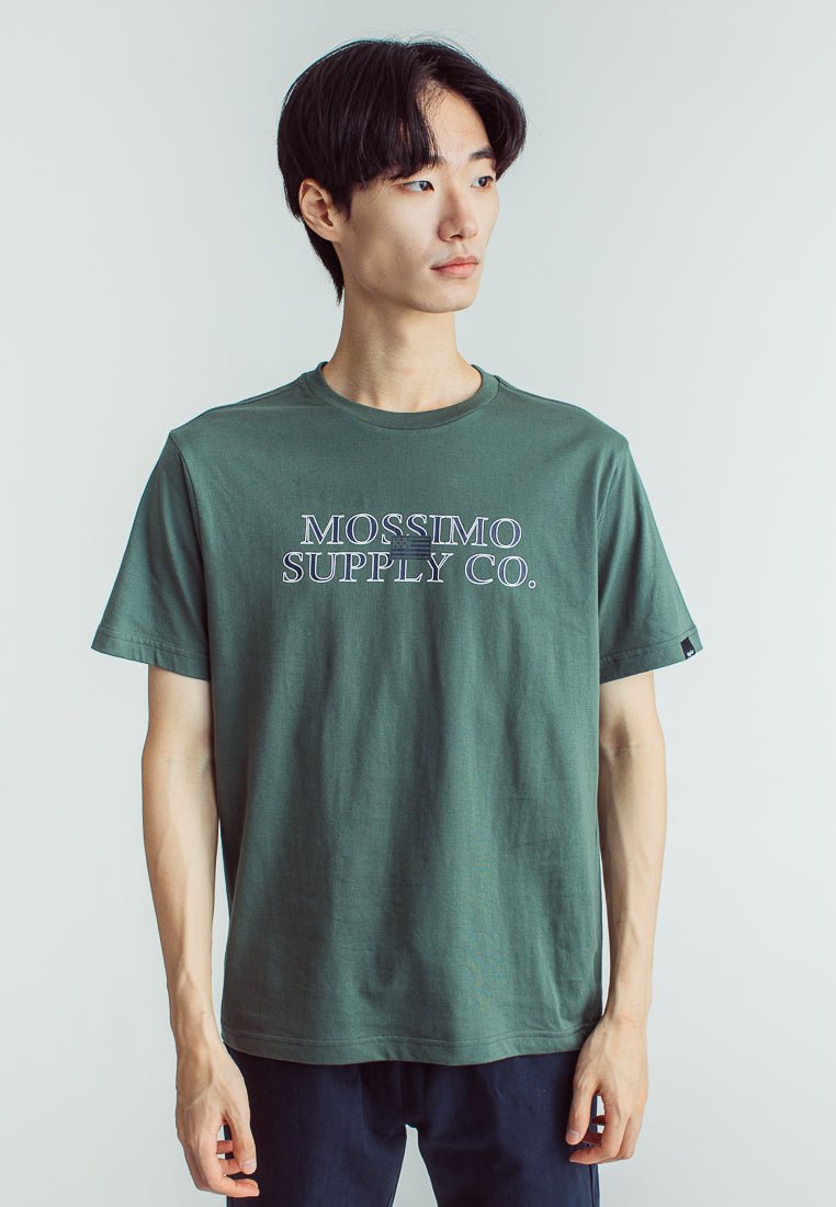 Laurel Basic Round Neck with Flat Print Big branding Comfort Fit Tee - Mossimo PH