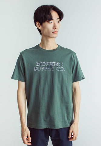 Laurel Basic Round Neck with Flat Print Big branding Comfort Fit Tee - Mossimo PH