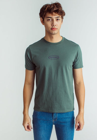 Laurel Basic Round Neck with Small Branding Hologram Print Muscle Fit Tee - Mossimo PH