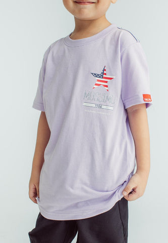 Lavender Boys Basic Tshirt with Star Mossimo Flag - Mossimo PH