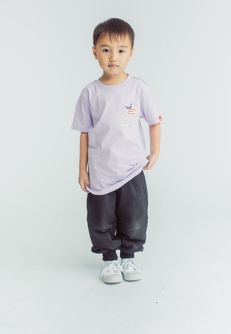 Lavender Boys Basic Tshirt with Star Mossimo Flag - Mossimo PH