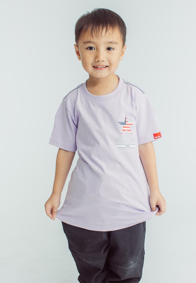 Lavender Boys Basic Tshirt with Star Mossimo Flag - Mossimo PH