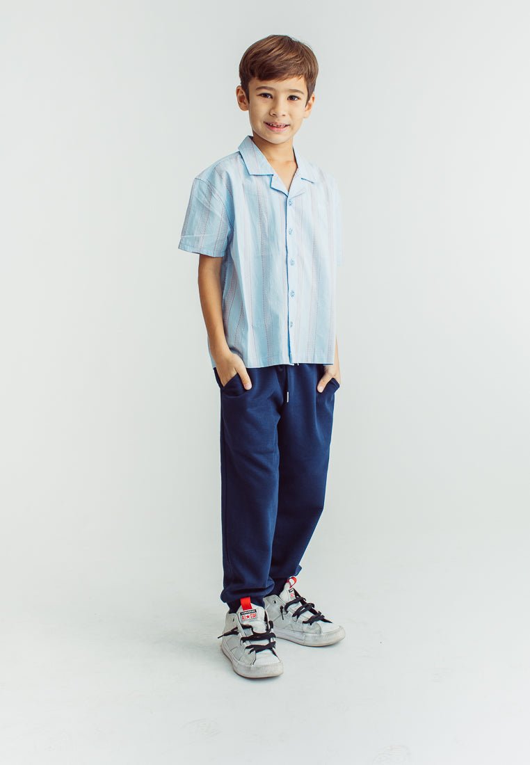Light Blue Boys Short Sleeve Resort Shirt - Mossimo PH