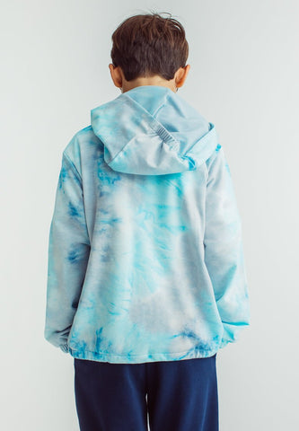 Light Blue Boys Tie Dye Hooded Jacket Kids - Mossimo PH