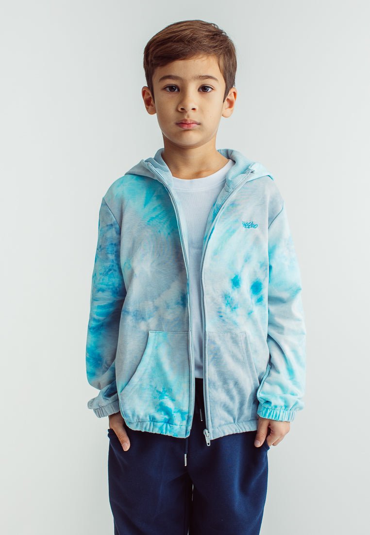 Light Blue Boys Tie Dye Hooded Jacket Kids - Mossimo PH