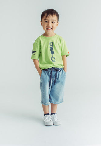 Light Blue Denim Pull on Shorts - Mossimo PH