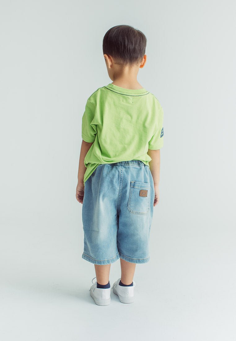 Light Blue Denim Pull on Shorts - Mossimo PH