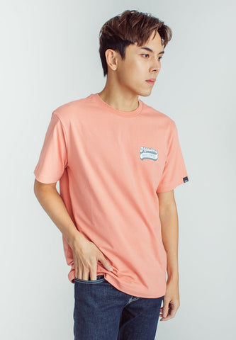 Lobster Bisque Basic Round Neck Comfort Fit Tee with Flat Print - Mossimo PH