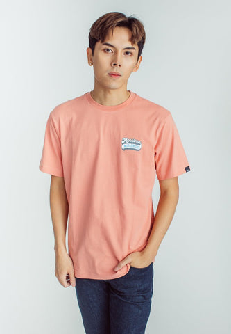 Lobster Bisque Basic Round Neck Comfort Fit Tee with Flat Print - Mossimo PH