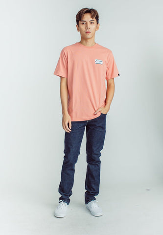Lobster Bisque Basic Round Neck Comfort Fit Tee with Flat Print - Mossimo PH