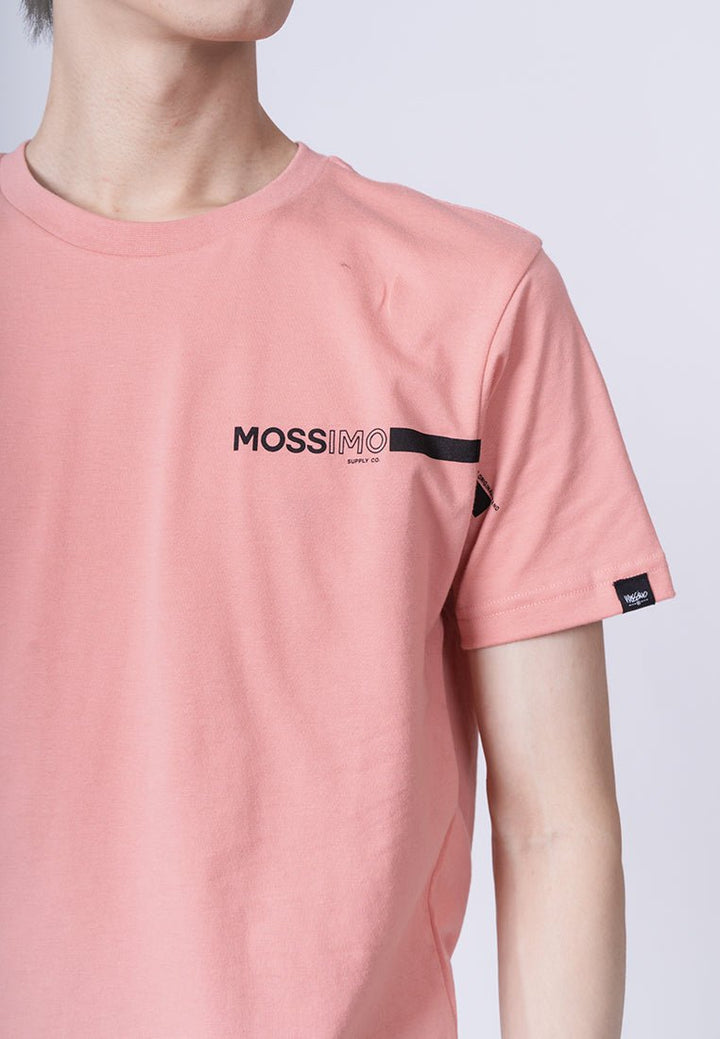Lobster Bisque Muscle Fit Basic Round Neck Tee with Flat Print - Mossimo PH