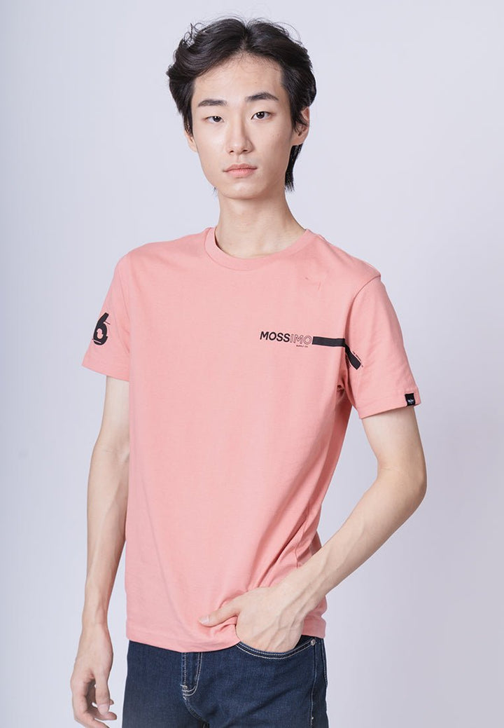 Lobster Bisque Muscle Fit Basic Round Neck Tee with Flat Print - Mossimo PH