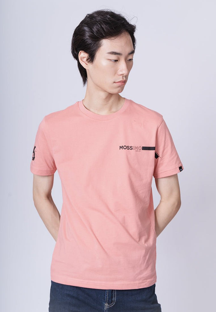 Lobster Bisque Muscle Fit Basic Round Neck Tee with Flat Print - Mossimo PH