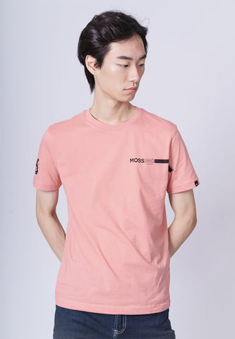 Lobster Bisque Muscle Fit Basic Round Neck Tee with Flat Print - Mossimo PH