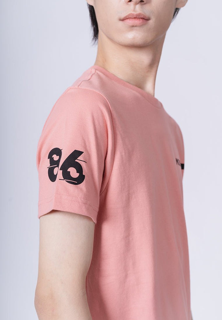 Lobster Bisque Muscle Fit Basic Round Neck Tee with Flat Print - Mossimo PH
