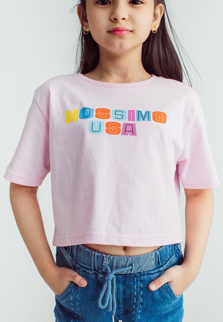 Loose Cropped Graphics Tshirt - Mossimo PH