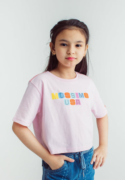 Loose Cropped Graphics Tshirt - Mossimo PH