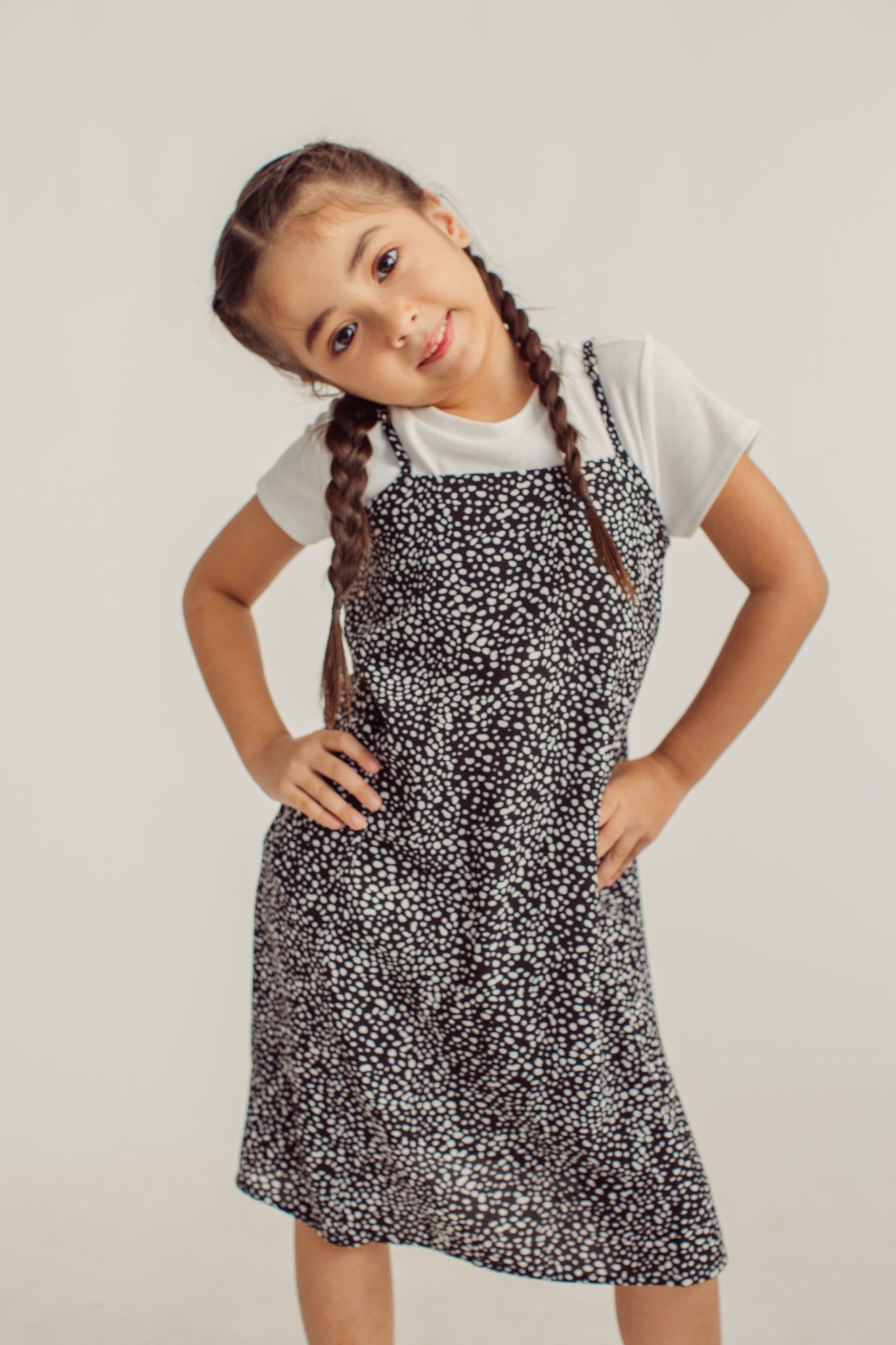 Mae White Black Top and Dress Girls Set Kids - Mossimo PH