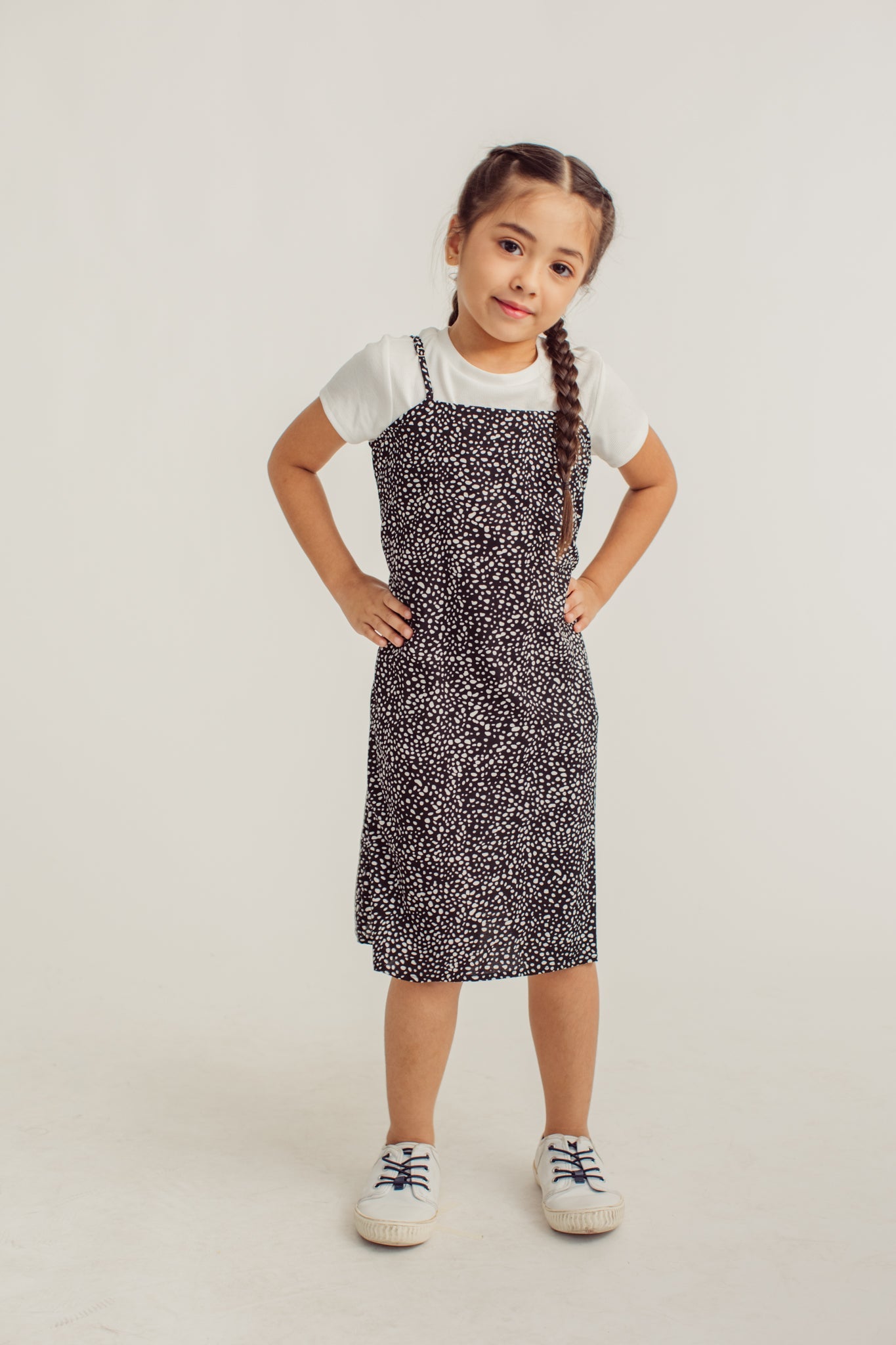 Mae White Black Top and Dress Girls Set Kids - Mossimo PH