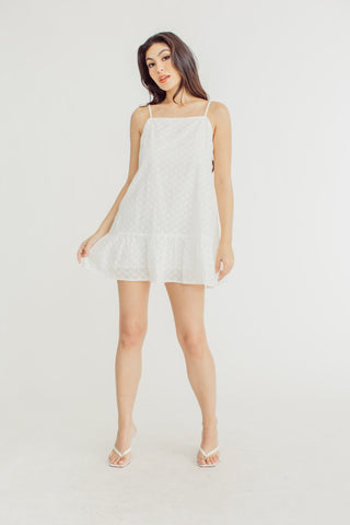 Mariz White Tiered Trapeze Dress - Mossimo PH