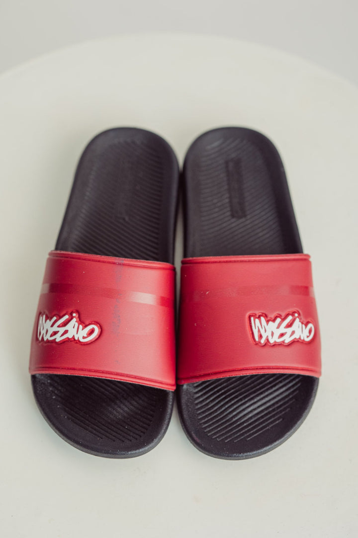 Maroon Mossimo Embossed Logo Women's Slides Slipper - Mossimo PH