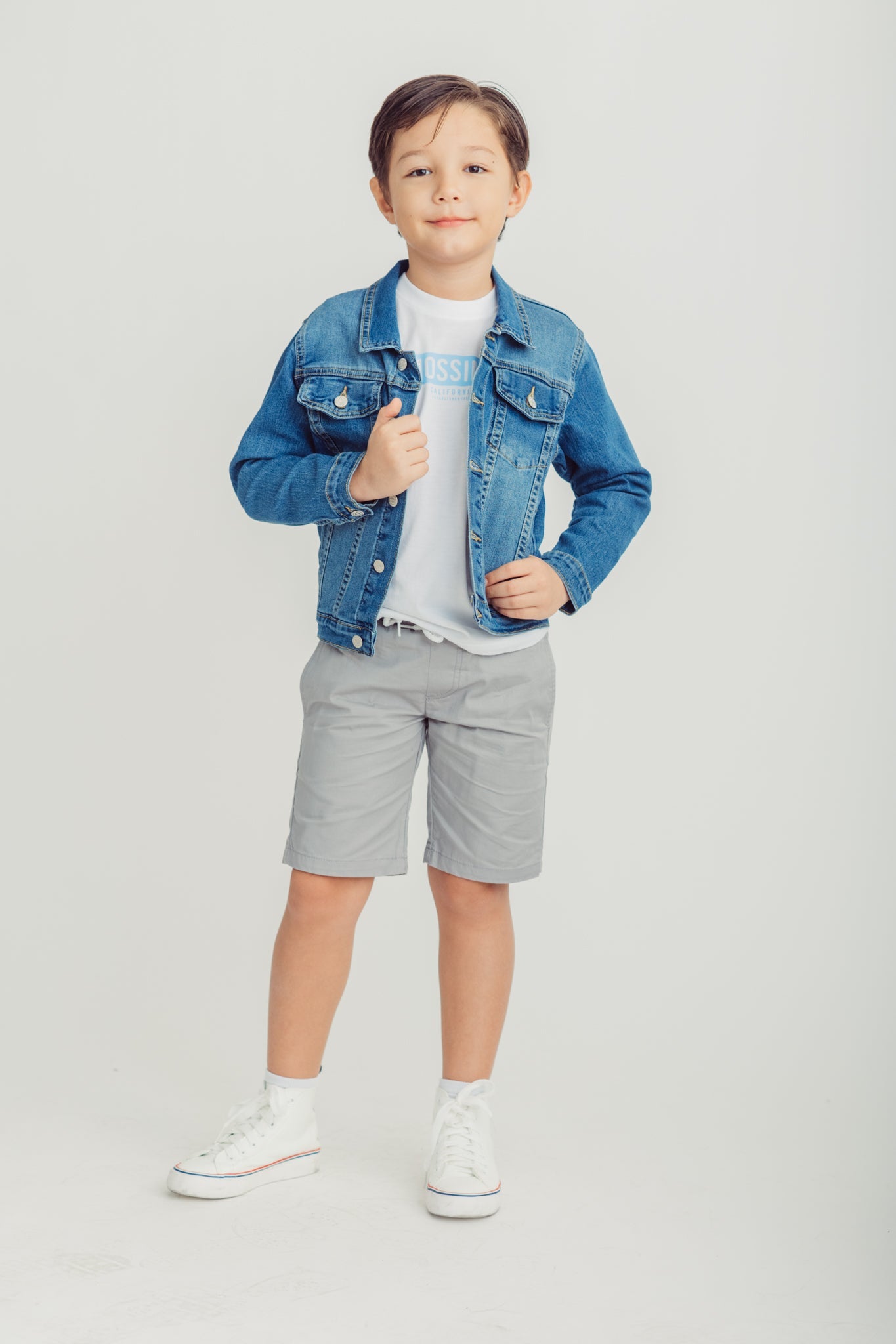 Medium Wash Long Sleeves Regular Jacket - Mossimo PH