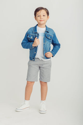 Medium Wash Long Sleeves Regular Jacket - Mossimo PH