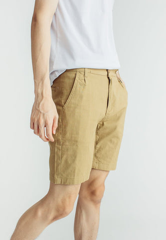 Mico Linen Pleated Shorts with Embroidery - Mossimo PH