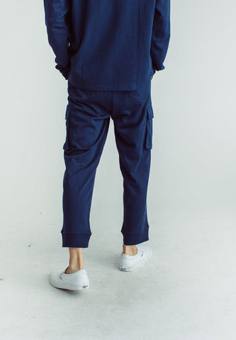Midnight Blue Pullover and Pants Set with Oscar and Elmo Print Design - Mossimo PH