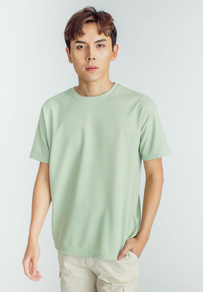 Miggy Fashion Urban Fit Round Neck Tee with Embroidery - Mossimo PH