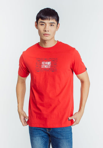 Mossimo American Beauty Sesame Street with Flat and High Density Print Classic Fit Tee - Mossimo PH