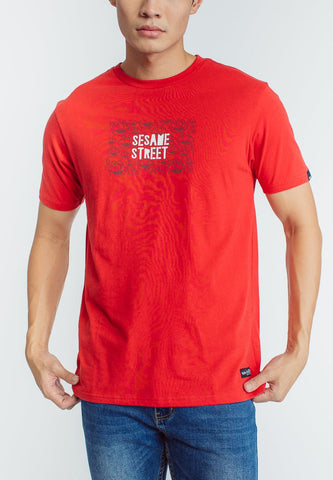 Mossimo American Beauty Sesame Street with Flat and High Density Print Classic Fit Tee - Mossimo PH