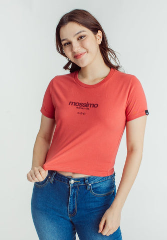 Mossimo Astro Dust with Est 1986 High Density and Flat Print Classic Cropped Fit Tee - Mossimo PH