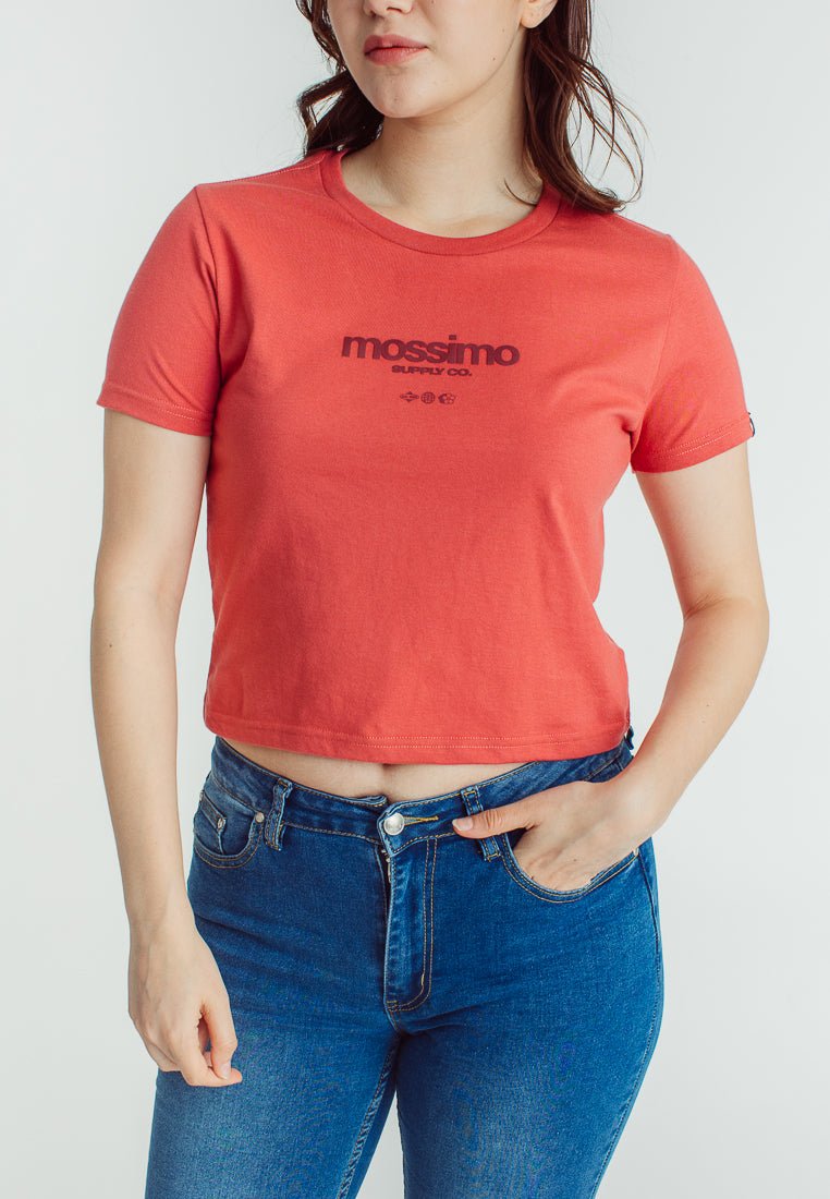Mossimo Astro Dust with Est 1986 High Density and Flat Print Classic Cropped Fit Tee - Mossimo PH