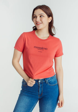 Mossimo Astro Dust with Est 1986 High Density and Flat Print Classic Cropped Fit Tee - Mossimo PH