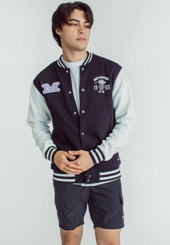Mossimo Black White Sesame Street Comfort Fit Jacket with Patch Embroidery - Mossimo PH