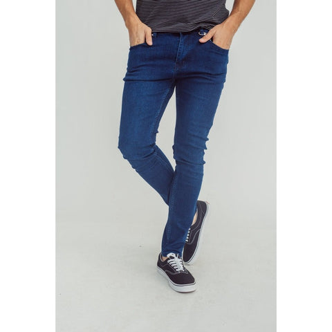 Mossimo Blue Most Wanted Denim Skinny Fit Mid Rise Basic Five Pocket Jeans - Mossimo PH