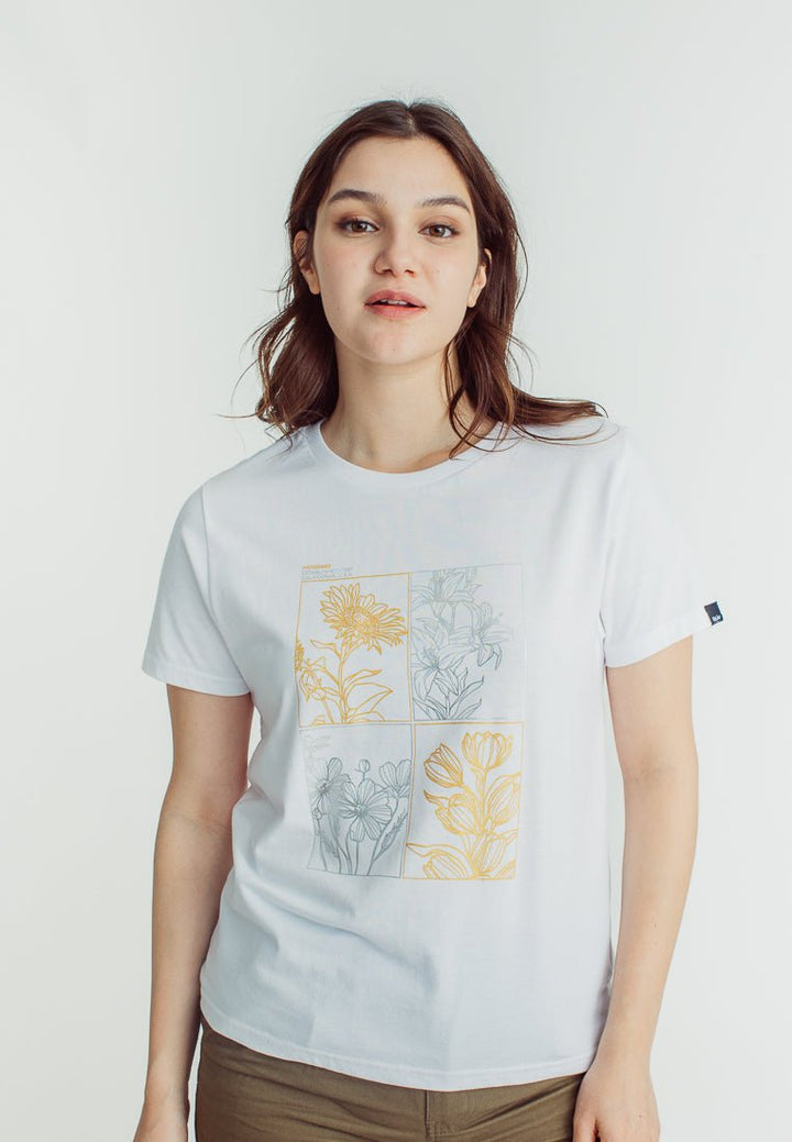 Mossimo Britney White Premium Classic Fit Tee - Mossimo PH