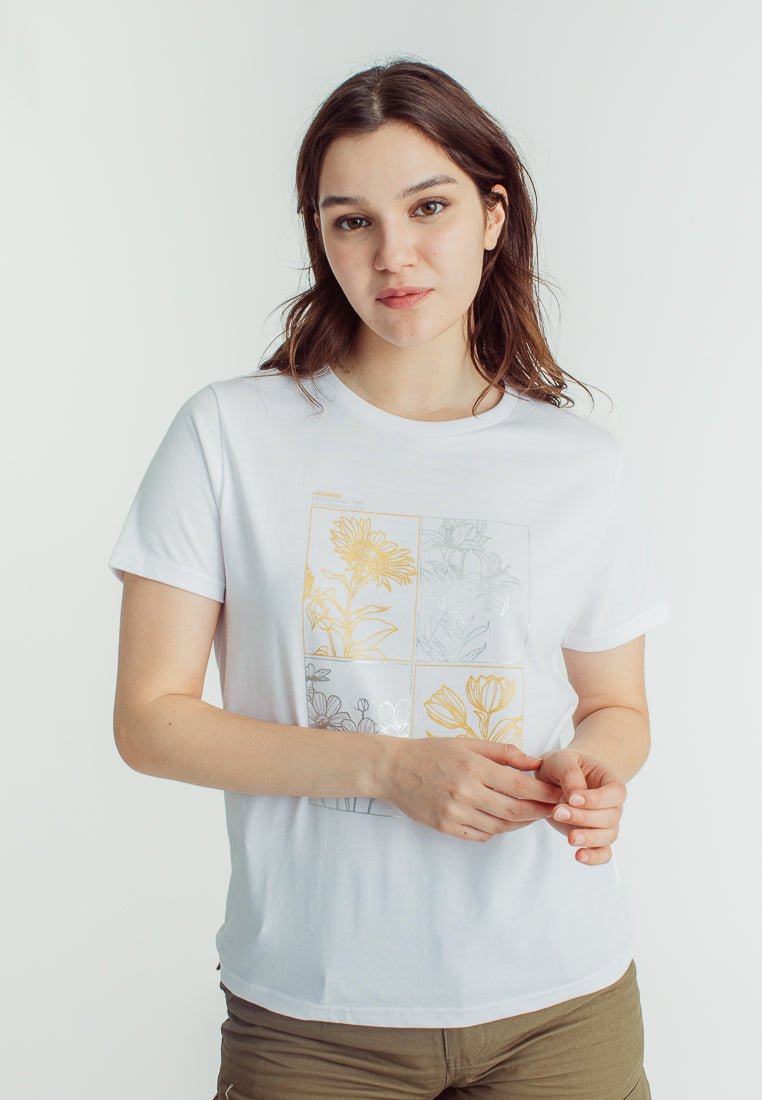 Mossimo Britney White Premium Classic Fit Tee - Mossimo PH