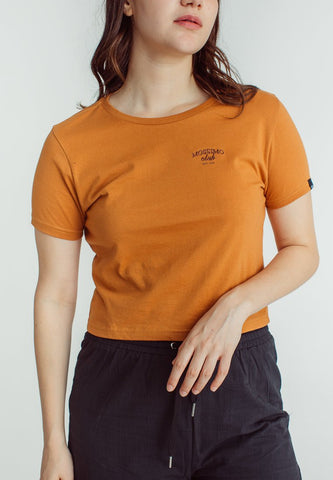 Mossimo Cashew Club Est. 1986 Embroidery Classic Cropped Fit Tee - Mossimo PH