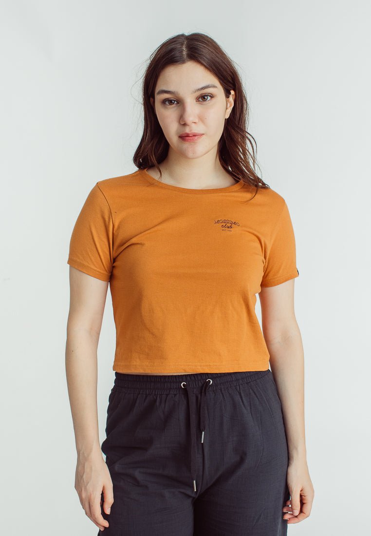 Mossimo Cashew Club Est. 1986 Embroidery Classic Cropped Fit Tee - Mossimo PH