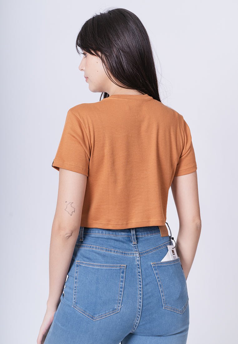 Mossimo Cashew with Big M Flat and High Density Print Vintage Cropped Fit Tee - Mossimo PH