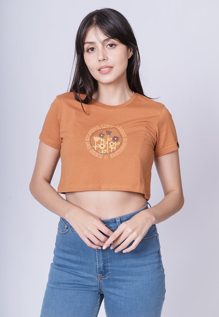 Mossimo Cashew with Keep on Shining Little Miss Sunshine Vintage Cropped Fit Tee - Mossimo PH