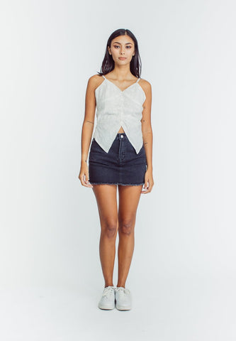 Mossimo Celestine Woven Lace Cami Top with Front Shirring Detail - Mossimo PH