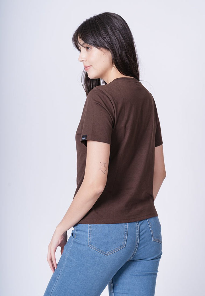 Mossimo Choco Brown with L.A California Flat Print Comfort Fit Tee - Mossimo PH