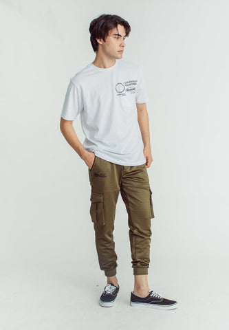 Mossimo Coca Cola Chive Slim Mid Joggers with Embroidery - Mossimo PH