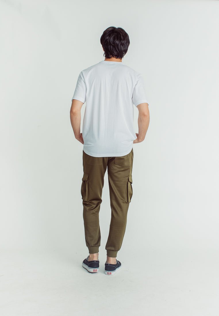 Mossimo Coca Cola Chive Slim Mid Joggers with Embroidery - Mossimo PH